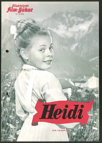 Filmprogramm IFB Nr. 7230, Heidi, Gustav Knuth, Rudolf Prack, Lotte Ledl, Regie Werner Jacobs
