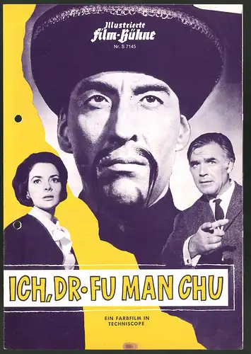 Filmprogramm IFB Nr. 7145, Ich, Dr. Fu Man Chu, Karin Dor, Walter Rilla, Tsai Chin, Regie Don Sharp