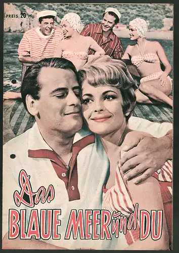 Filmprogramm DNF Das blaue Meer und Du, Karin Dor, Hans Nielsen, Ursula Herking, Regie Thomas Engel