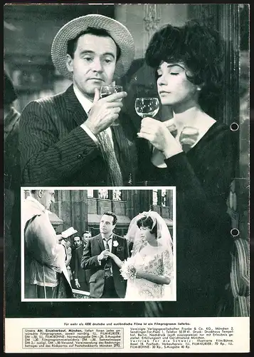 Filmprogramm IFB Nr. 6582, Das Mädchen Irma la Douce, Jack Lemmon, Lou Jacobi, Bruce Yarnell, Regie Billy Wilder