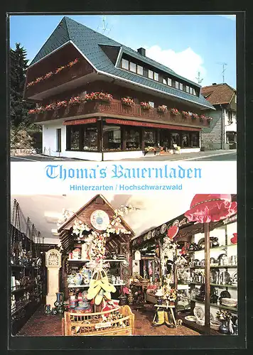 AK Hinterzarten / Hochschwarzwald, Bauernladen Thoma in der Freiburger strasse 10