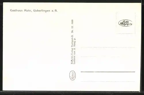 AK Überlingen a. B., Ortsansicht, Fliegeraufnahme