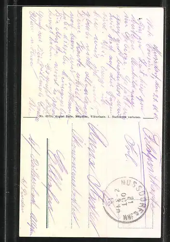 AK Nussdorf a. Inn, Ortsansicht mit Heuberg