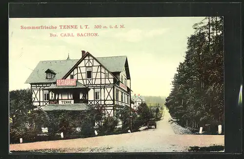 AK Tenne i. T., Gasthaus und Restaurant Tenne, Inh. Carl Bachon