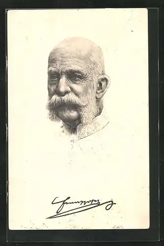 Künstler-AK Kaiser Franz Josef I. von Österreich