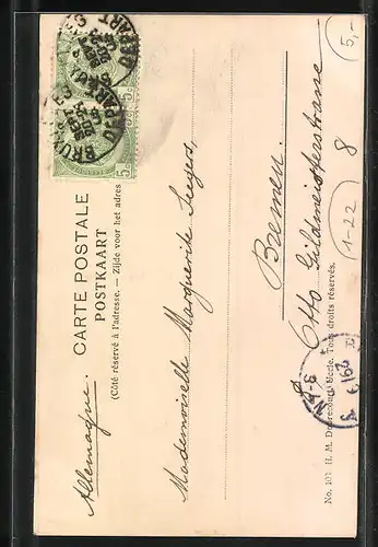 AK Prinz Léopold und Prinz Charles von Belgien