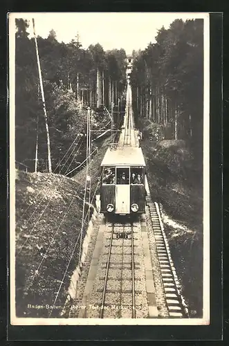 AK Baden-Baden, Oberer Teil der Merkurbahn