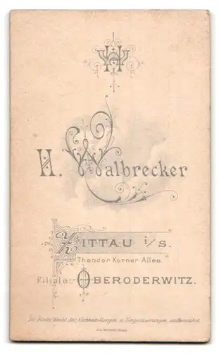 Fotografie H. Walbrecker, Zittau i. S., Theodor Körner Allee, Portrait Paar in bayrischer Faschings Tracht