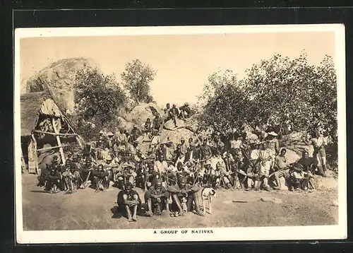 AK Afrika, A Group Of Natives