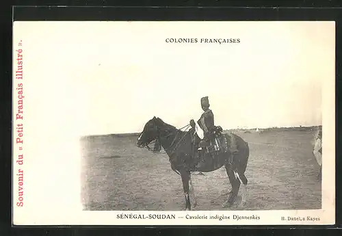 AK Soudan /Afrika, Cavalerie indigène Djennenkès