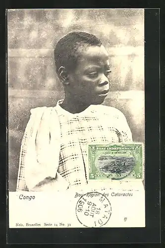 AK Congo /Afrika, Boy - Region des Cataractes