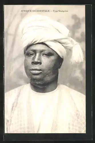 AK Type Sénégalais, Afrikaner mit Turban