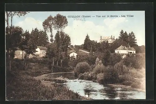 AK Guillon, Vue sur le Serein, Les Villas