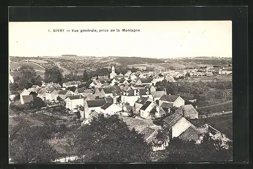 AK Givry, Vue générale, prise de la Montagne