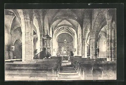 AK Nitry, Vue Intérieure de l`Eglise