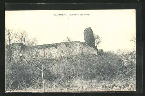 AK Beaudemont, Ensemble des Ruines