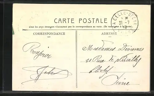 AK La Celle-St-Cyr, Vue générale