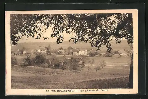 AK La Celle-Saint-Cyr, Vue générale de Loivre