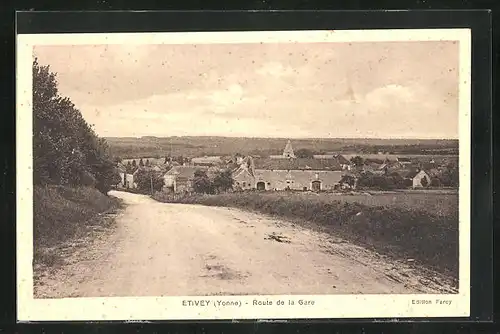 AK Étivey, Route de la Gare