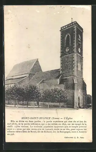 AK Mont-Saint-Sulpice, L`Église