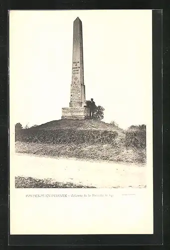 AK Fontenoy-en-Puysaye, Colonne de la Bataille de 841