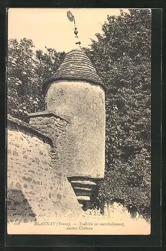 AK Blannay, Tourelle en encorbellement, Ancien Château