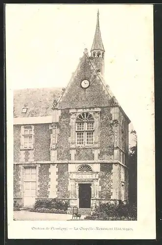 AK Fleurigny, Château de Fleurigny, La Chapelle, Monument Historique