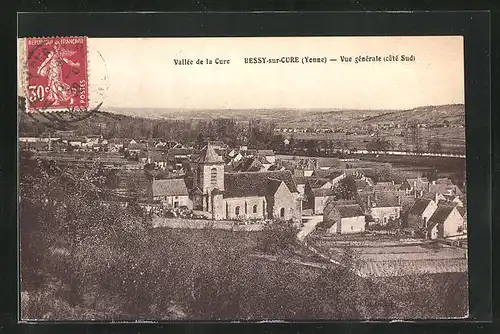 AK Bessy-sur-Cure, Vallée de la Cure, Vue générale, Côté Sud