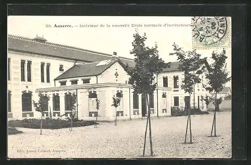 AK Auxerre, Intérieur de la nouvelle Ecole Normale d'Intituteurs