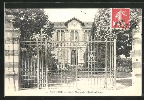 AK Auxerre, Ecole Normale d'Institutrices