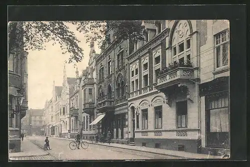 AK Herne, Blick in die Heinrich-Strasse