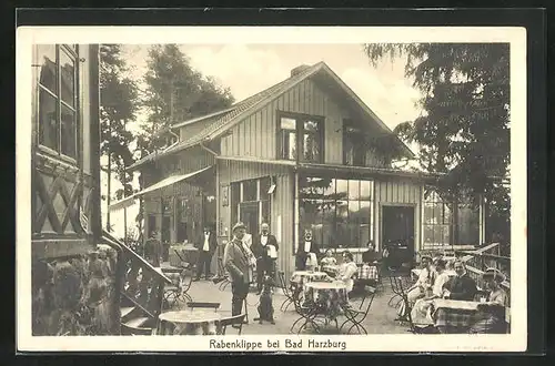 AK Bad Harzburg, Gasthaus zur Rabenklippe