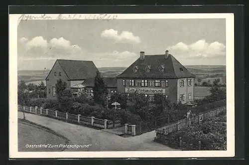 AK Cainsdorf, Gasthaus Zum Plotzschgrund