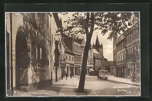 AK Aschersleben, Strasse am Tie