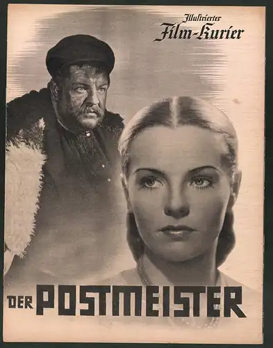 Filmprogramm IFK Nr. 3098, Der Postmeister, Heinrich George, Hilde Krahl, Siegfried Breuer, Regie Gustav Ucicky