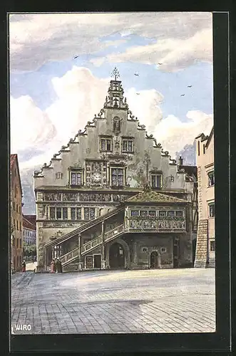 Künstler-AK Lindau i. B., Rathaus