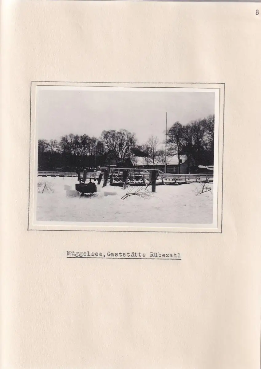 Fotoalbum 34 Fotografien, Mariendorf, Rahnsdorf, Gosen, Ansicht Müggelheim, Müggelturm, Rübezahl Bismarckwarte 1