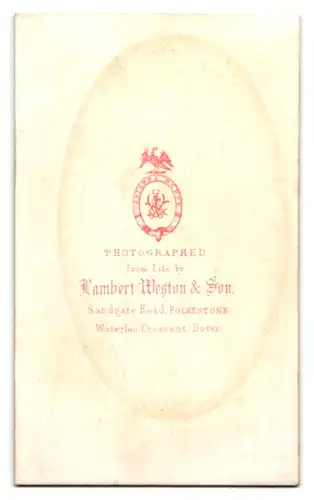 Fotografie Lambert Weston & Son, Dover, 18 Waterloo Crescent, Portrait betagter Herr mit Halbglatze