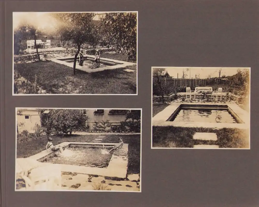 Fotoalbum 48 Fotografien, Ansicht Leipzig-Schleussig, Otto Neumann Landschaftsgärtnerei, Der Wohnliche Garten 2