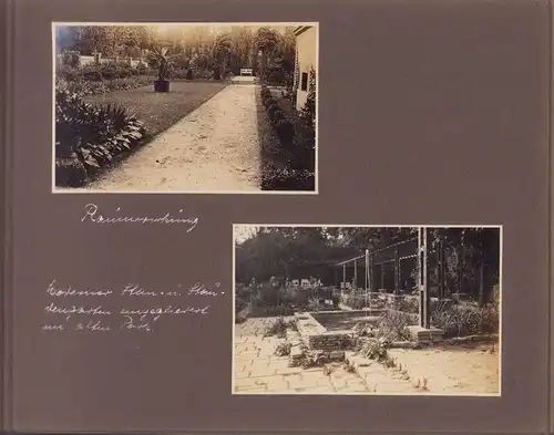 Fotoalbum 48 Fotografien, Ansicht Leipzig-Schleussig, Otto Neumann Landschaftsgärtnerei, Der Wohnliche Garten