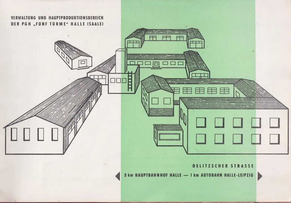 Fotoalbum 7 Fotografien PGH  Fünf Türme , Ansicht Halle / Saale, DDR, Wohnanhänger, Röntgenwagen, Baustellenanhänger 8