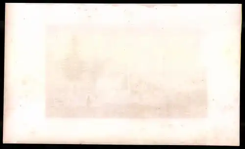 Stahlstich Morgarten, Kapelle mit Teilansicht vom Ort, Stahlstich um 1835 von Henry Winkles, 22.5 x 14cm