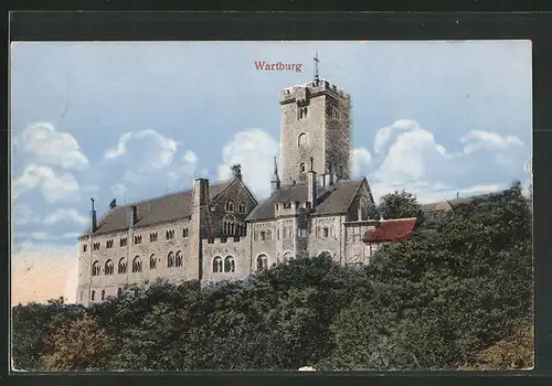 AK Eisenach, Wartburg von Osten