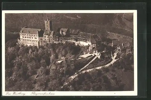 AK Eisenach, Die Wartburg, Fliegeraufnahme