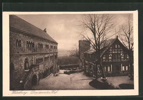 AK Eisenach, Wartburg, Der zweite Hof