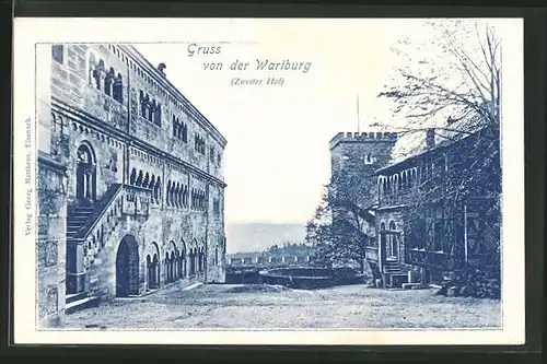 AK Eisenach, Wartburg, zweiter Hof