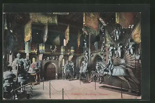 AK Eisenach, Wartburg, Rüstsaal