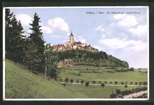 AK Kahla /Thür, Die 1000-jährige Leuchtenburg