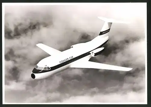 Fotografie Flugzeug Modell Fokker F28