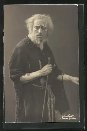 AK Schauspieler Max Montor als Bettler v. Syrakus